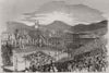 La fete des vignerons & ceremony in the market place, Vevey. Switzerland 1851