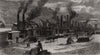 Ohio & Monongahela steamboats, Pittsburg. Pennsylvania 1876 old antique print