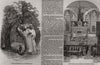 Queen Elizabeth's Oak, Hatfield Park; Brocket Ladies tomb, Hatfield Church 1846