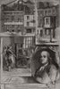 Benjamin Franklin's printing office & house while agent for Pennsylvania c1870