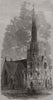 St. Stephen's Church, South Lambeth. London 1861 old antique print picture