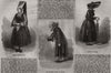 Ostenfeldt woman; the Lutheran Bishop of Tönning; Tönning woman. Germany 1854