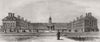 The Royal Mililtary Hospital, Chelsea: north front. London 1890 old print