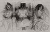 First class passengers. Portraits 1844 old antique vintage print picture
