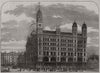 Lewis's good house of business in Ranelagh-Street. Liverpool 1883 old print