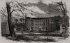 Ham House, in Surrey. London 1858 old antique vintage print picture