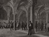 Grande salle des détenus. Paris 1894 old antique vintage print picture