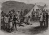 Abyssinia War: Trial of natives for stealing Commissariat stores. Ethiopia 1868
