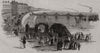 The chain pier at Brighton. Sussex 1843 old antique vintage print picture