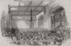 School for the Indigent Blind. Examination of the pupils. London 1851 print