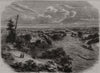 Ottawa, the new Capital of Canada 1859 old antique vintage print picture