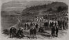 The Caledonian Club Games at San Francisco. California 1868 old antique print