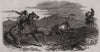 View near San Francisco, Upper California 1849 old antique print picture
