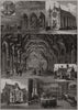 Holloway Sanatorium, Virginia Water. Now Virginia Park. Surrey 1885 old print