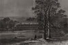 Knowsley House. Lancashire 1869 old antique vintage print picture