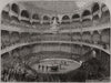 The American Circus, Alhambra Palace. London 1858 old antique print picture