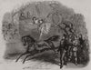 Franconi at Drury-Lane. Mlle. Palmyre Anato in the circle. London 1848 print