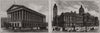 Birmingham. Town Hall, Council House & municipal building 1887 old print