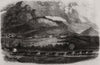 The Royal Observatory, Cape Town. South Africa 1857 old antique print picture