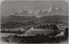 Fort Beaufort, South Africa 1869 old antique vintage print picture
