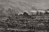 The civil war in Chile: Iquique, after the bombardment 1891 old antique print