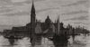 Early morning - Venice 1888 old antique vintage print picture