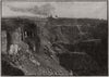 The de Beers diamond mine, South Africa: open mine at 350 ft level 1888 print