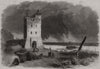 Lighthouse at Green Point, Cape Town, South Africa 1865 old antique print