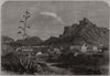 The Royal Observatory, Cape Town. South Africa 1865 old antique print picture