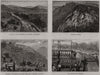 De Kaap Goldfields, Transvaal. Fraser's Concession Thomas's mine 1887 print