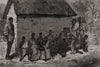Ashanti War: Ashanti prisoners. Ghana 1874 old antique vintage print picture