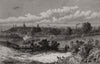 Aylesbury, visited by the Queen, May 14. Buckinghamshire 1890 old print