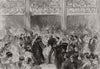 Penny Postage Jubilee Celebration at Guildhall: Lord Mayor with visitors 1890