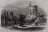 Windsor Castle - the Round Tower. Berkshire 1846 old antique print picture