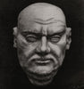 Cast of Luther's face, taken after his death 1883 old antique print picture
