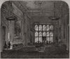 Windsor Castle: The State Ball-room, Windsor Castle. Berkshire 1846 old print