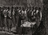 The Ashanti War: Paying a West India Regiment. Ghana 1874 old antique print