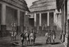 Ashanti War: Interior of the Adansi chief's palace at Fomannah. Ghana 1874