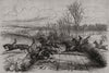 The Newport Pagnell steeple chase. Buckinghamshire 1846 old antique print