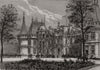 Arrival of the Queen at Waddesdon Manor. Buckinghamshire 1890 old print