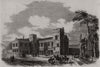 New school buildings at Eton College. Berkshire 1862 old antique print picture