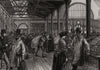 The Plait-Hall at Luton. Markets 1878 old antique vintage print picture