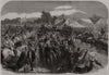 Fire brigade demonstration & public fête at Leighton Buzzard. Bedfordshire 1863