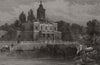 The marble palace at Potsdam, residence of the new Emperor. Brandenburg 1888