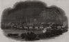 Illuminations of Cologne. Germany 1845 old antique vintage print picture