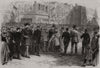 The war: arrest of English correspondents at Metz. Moselle 1870 old print
