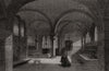 Luther's chapel at Wartburg Castle. Germany 1862 old antique print picture
