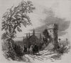 Rosenau - from His Royal Highness Prince Albert's drawing. Bavaria 1845 print