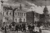 The war: Hotel de Ville, Vaucouleurs. Meuse 1870 old antique print picture