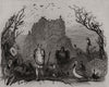 Scene from burlesque 'The Birds of Aristophanes', at the Haymarket Theatre 1846
